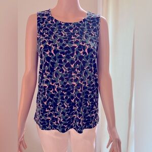 41 Hawthorn Woman’s Sleeveless Pull On Top Green, Pink, & Black Size Sma…